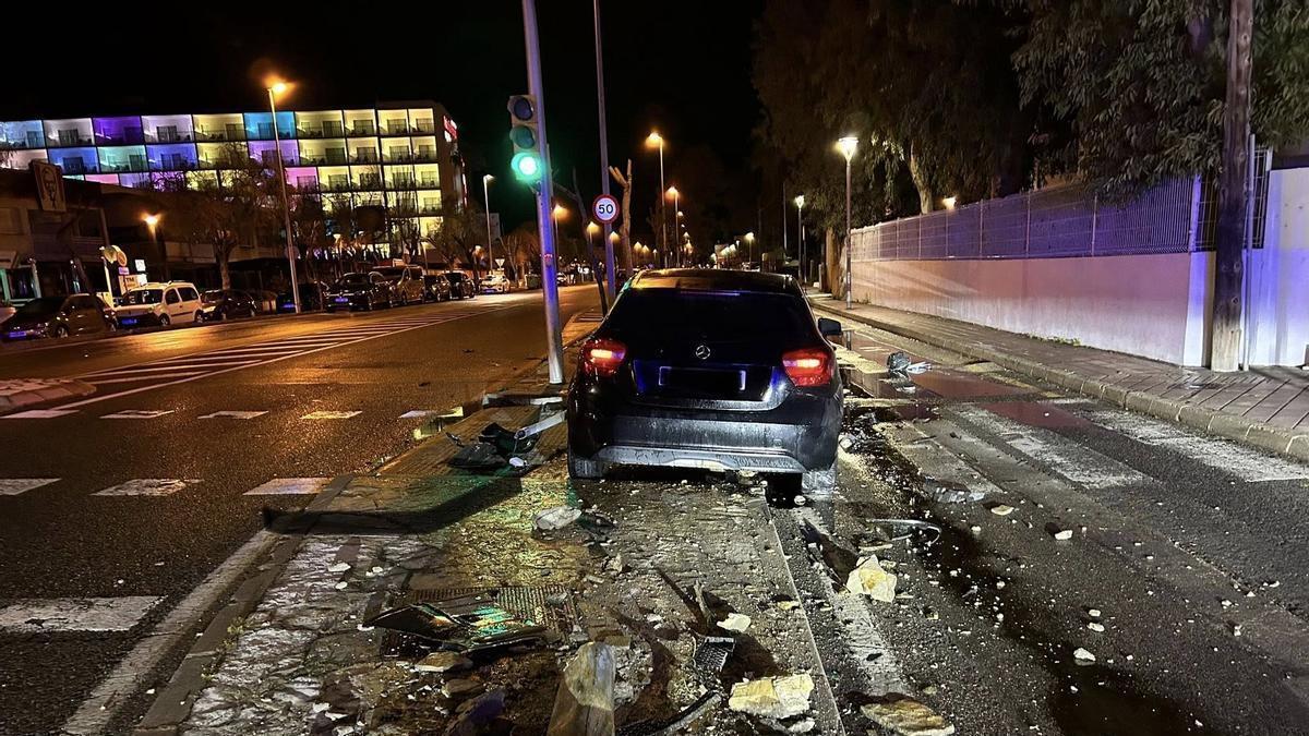 Alcúdia: tres nuevos accidentes, uno con alcoholemia positiva y dos con fuga