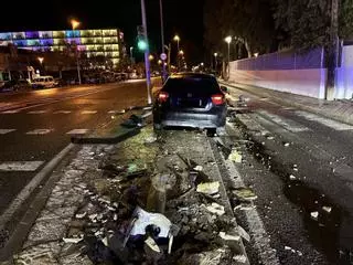 Alcúdia: tres nuevos accidentes, uno con alcoholemia positiva y dos con fuga