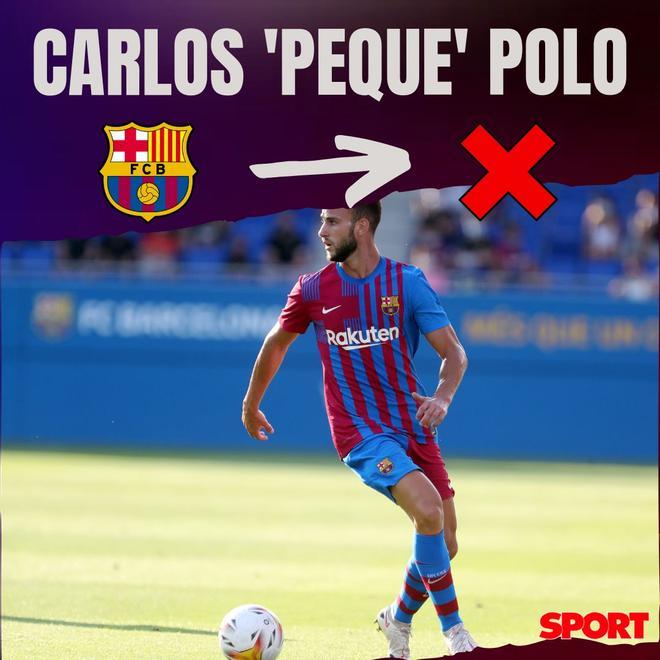 30.06.2022: Carlos Peque Polo - El Barça anuncia que tampoco seguirá en el club