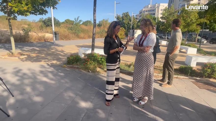 La alcaldesa y la consellera visitan los terrenos donde se construirá el nuevo Palacio de Justicia de Torrent