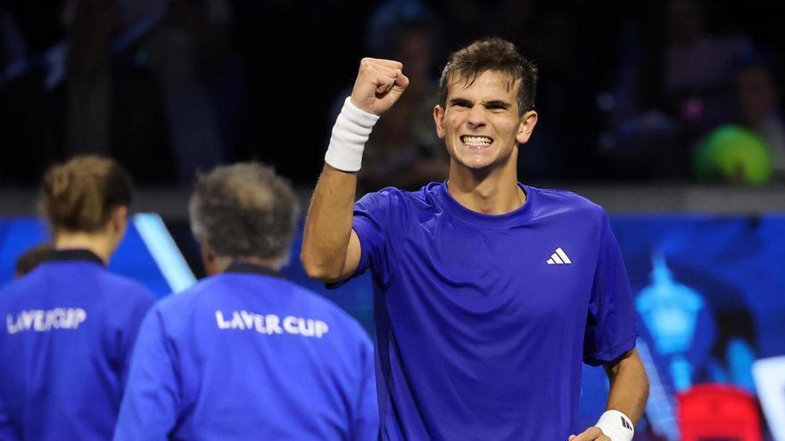 Rafa Jódar se deshace de Bublik y adelanta a Europa en la Laver Cup