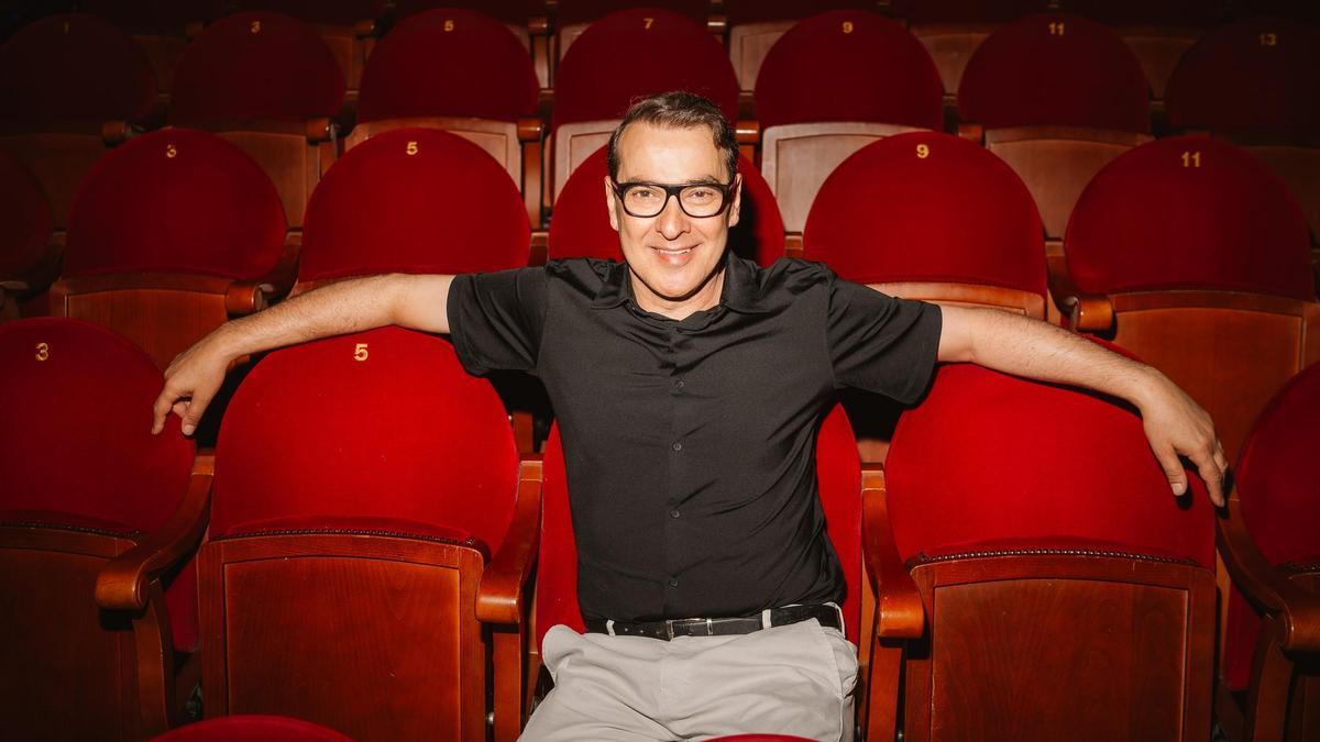 El actor Luis Merlo en Madrid.