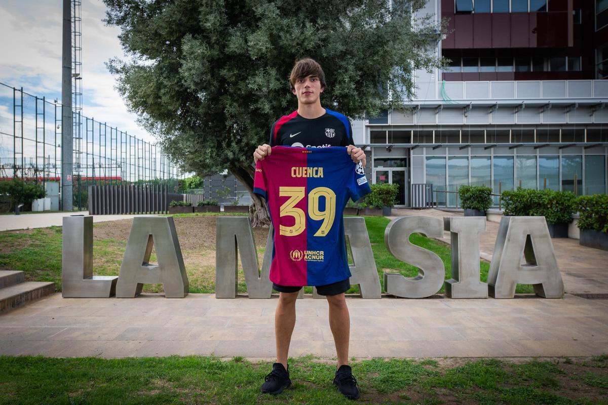 Andrés Cuenca tras debutar con el Barça