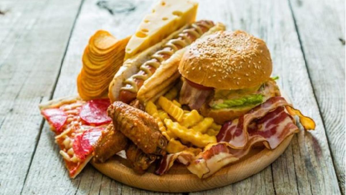 Alimentos ultraprocesados con un alto porcentaje de calorías vacías