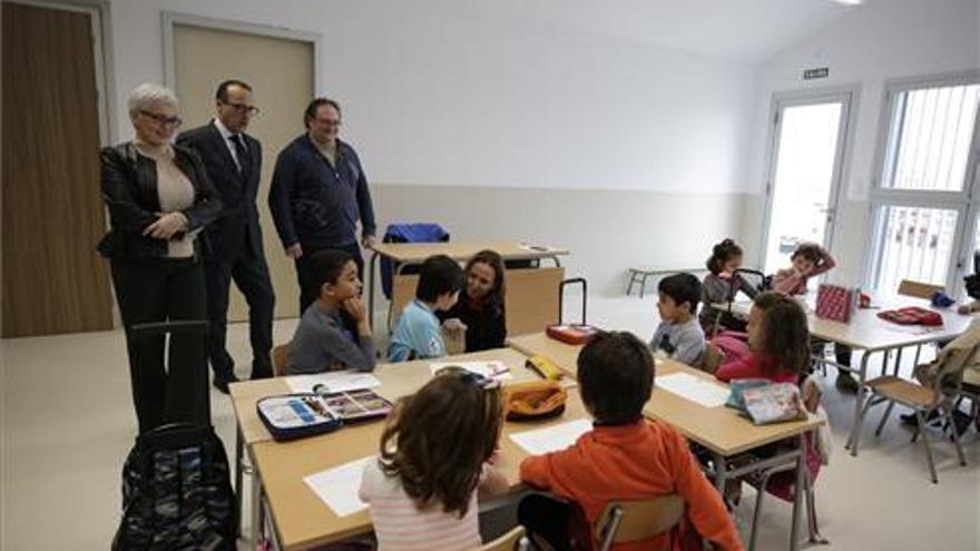 Más de 600 alumnos estrenan cuatro colegios públicos nuevos en Zaragoza