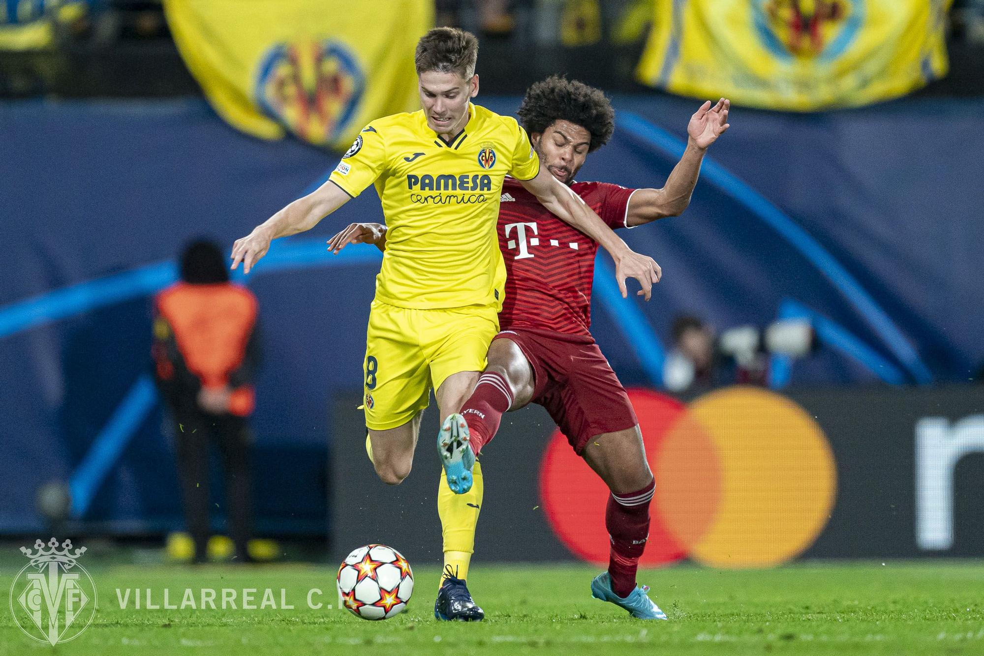 Encuentro de ida entre Villarreal y Bayern en La Cerámica