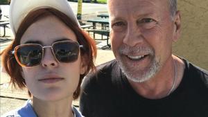 Tallulah Willis y su padre, el actor Bruce Willis