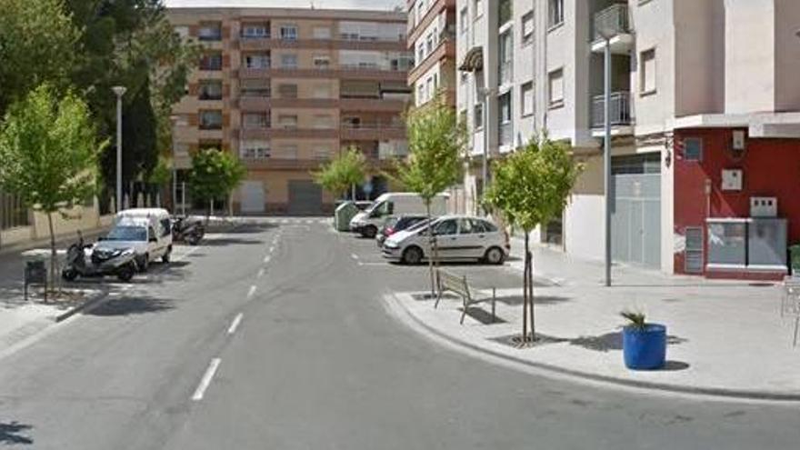 Cruce de Gandia donde se produjo el atropello de la menor, de dos años y medio.