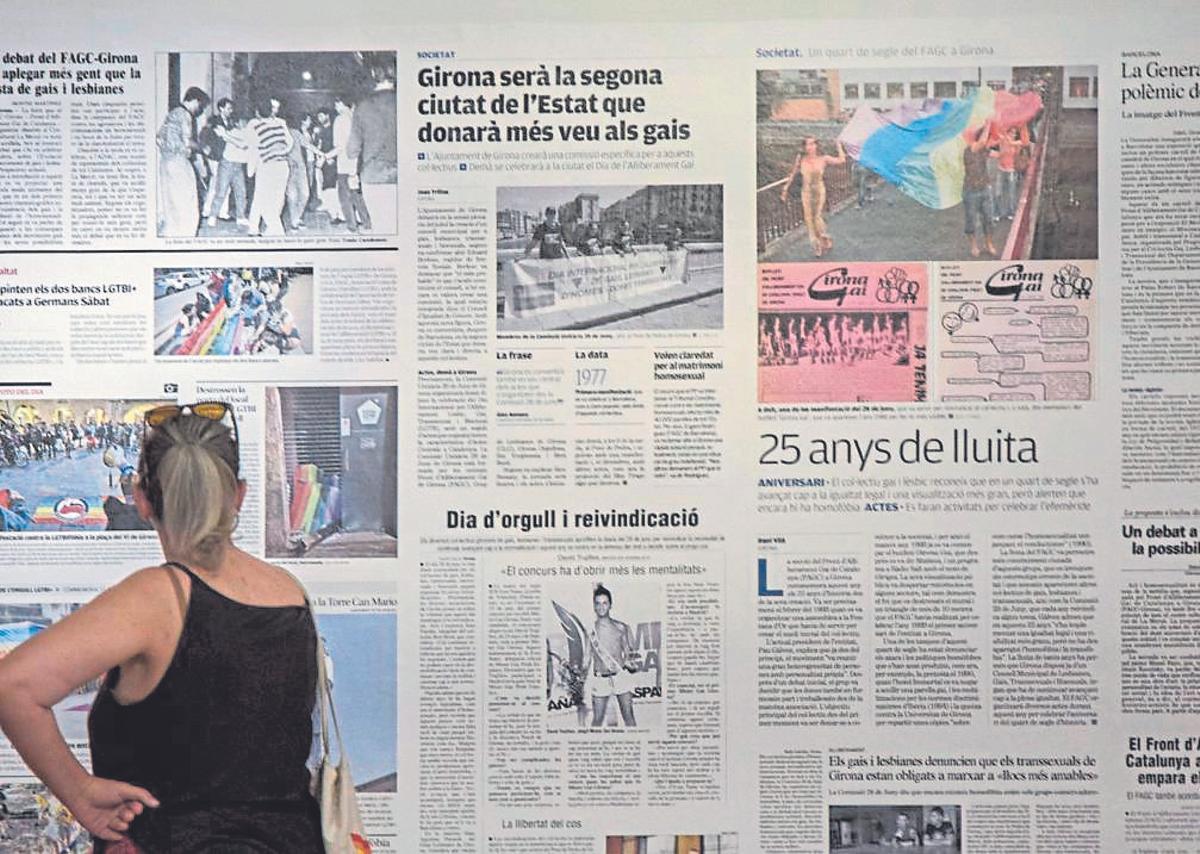 Un dels plafons de l'exposició.