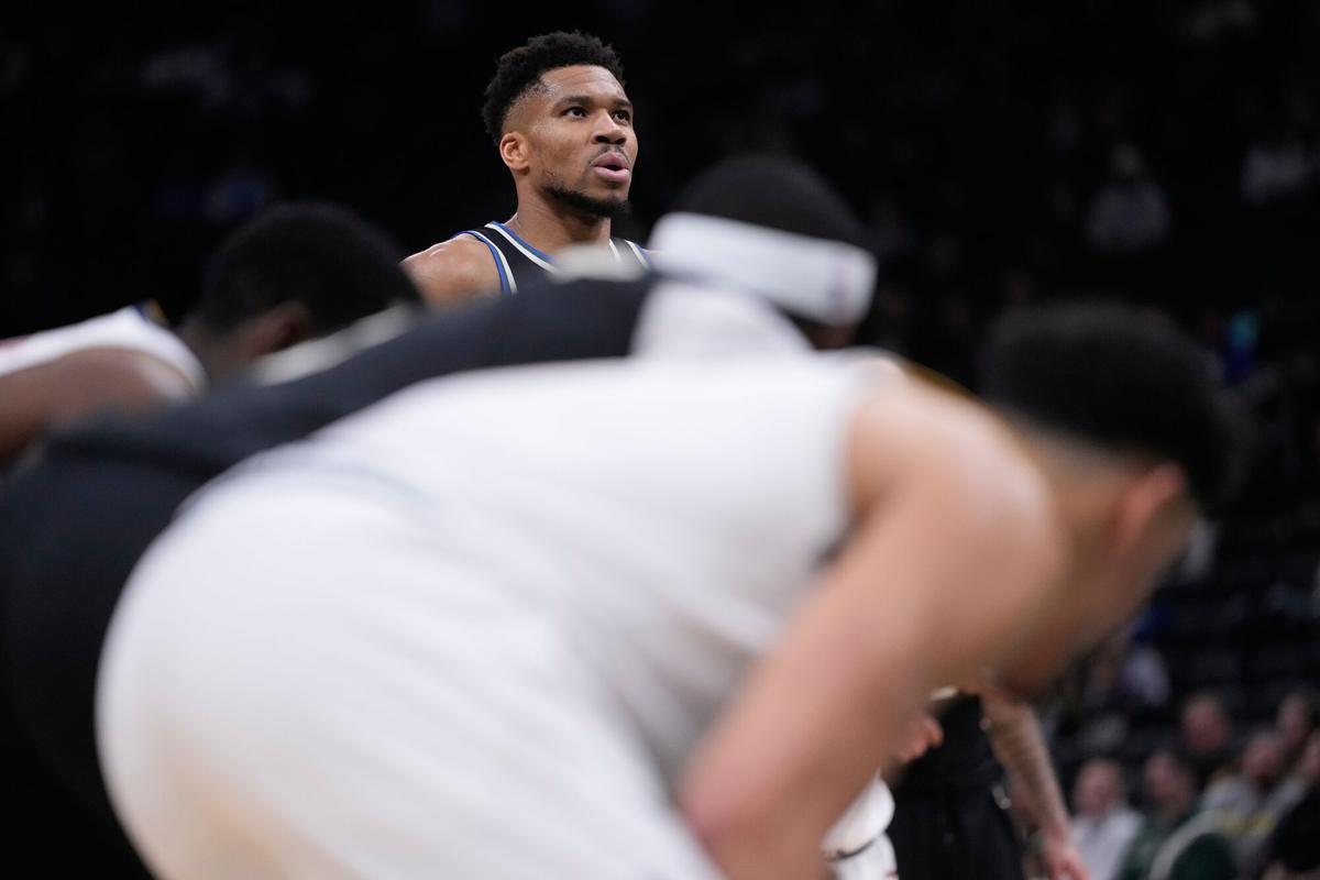 Giannis Antetokounmpo, durante el partido