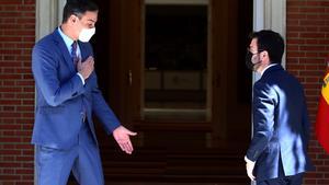 ¿La reunió entre Pere Aragonès i Pedro Sánchez t’inspira confiança?