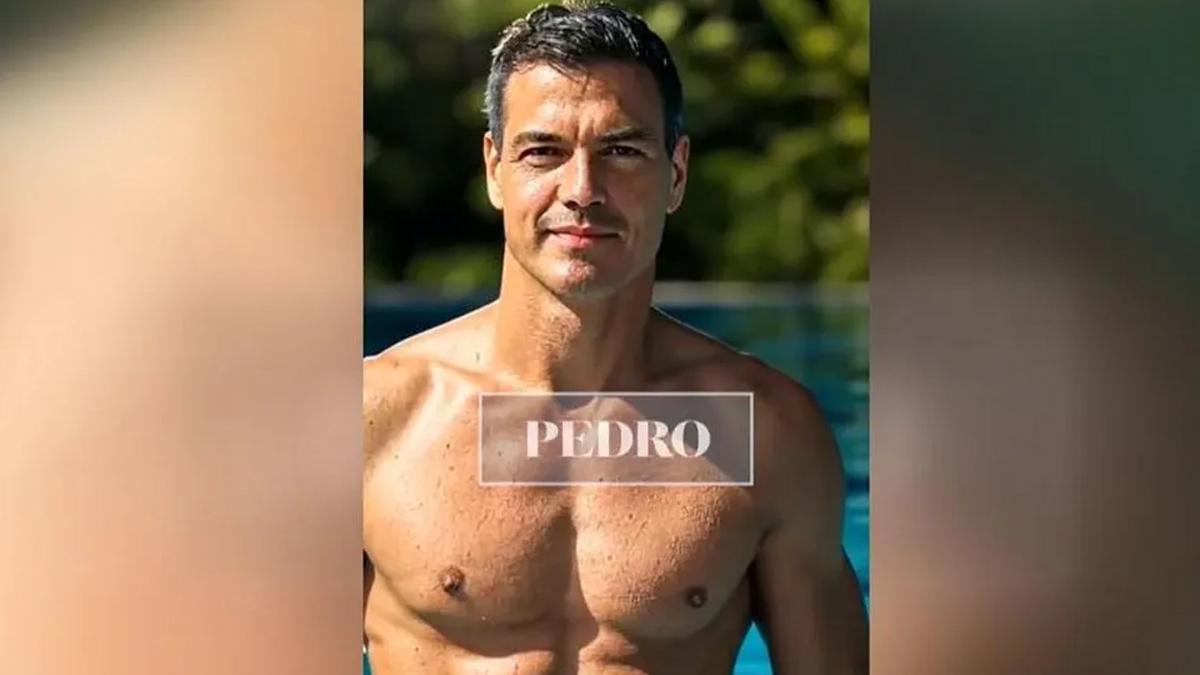 Pedro Sánchez en la versión tentaciones Pedro Sánchez en la versión tentaciones