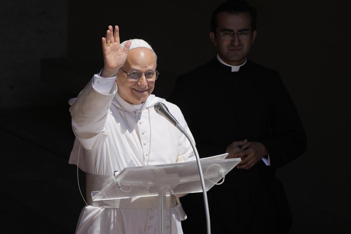 León XIV, este domingo.