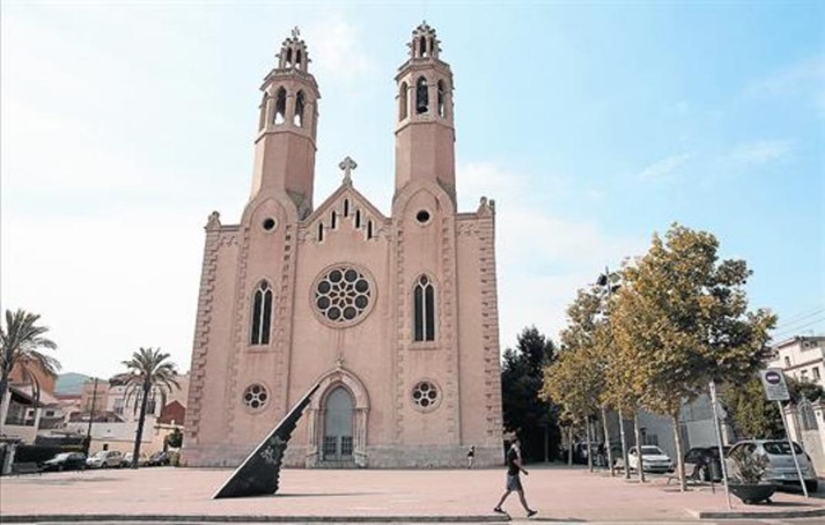 L’església nova de Sant Pere de Ribes.