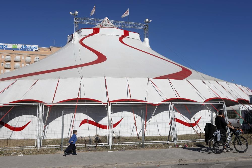 Un circo con animales en Alfafar, el único en la Comunitat