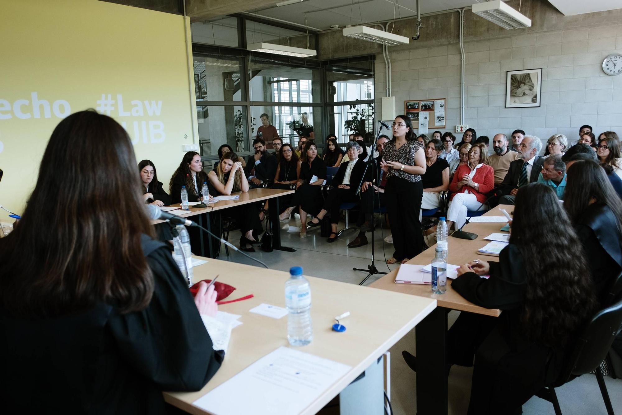 Así ha sido el primer juicio simulado de la UIB