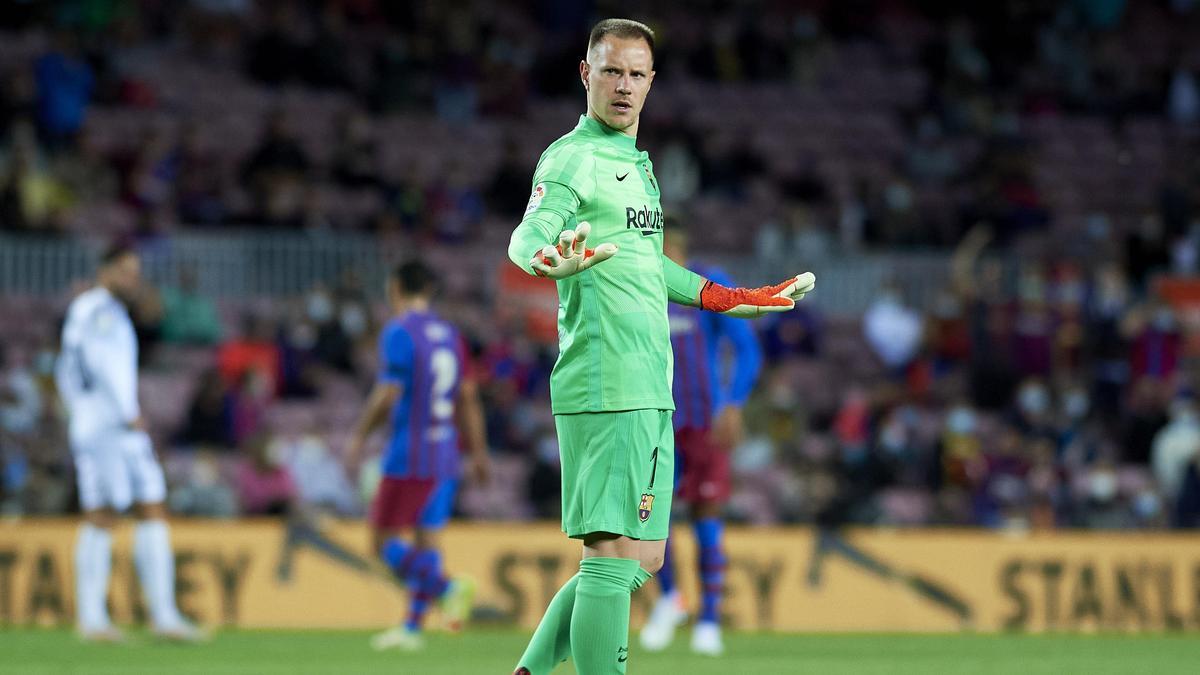 Una imagen de Ter Stegen en un encuentro de LaLiga Santander