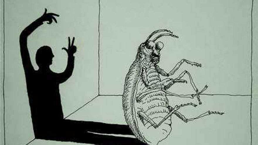 Gregor Samsa, en una ilustración de Franco Matticchio.