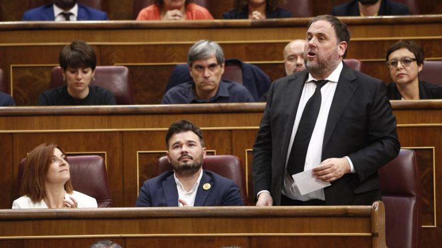 Oriol Junqueras en la constitución del Congreso.