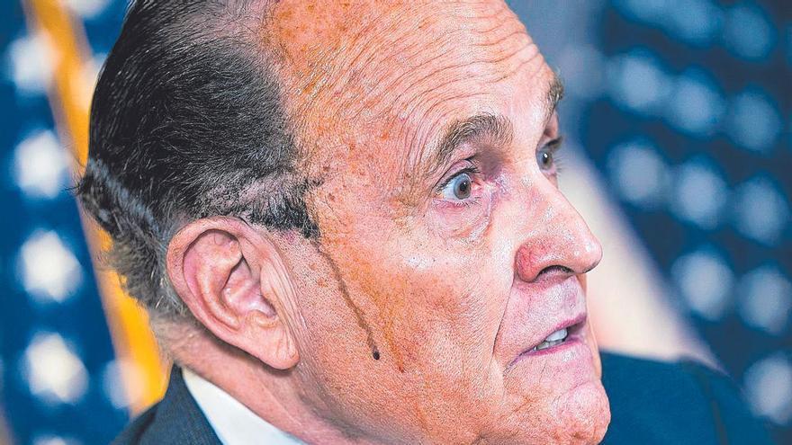 Limón &amp; vinagre | Rudolph Giuliani: Sudando tinte por Donald Trump