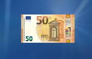 El nou bitllet de 50 euros.