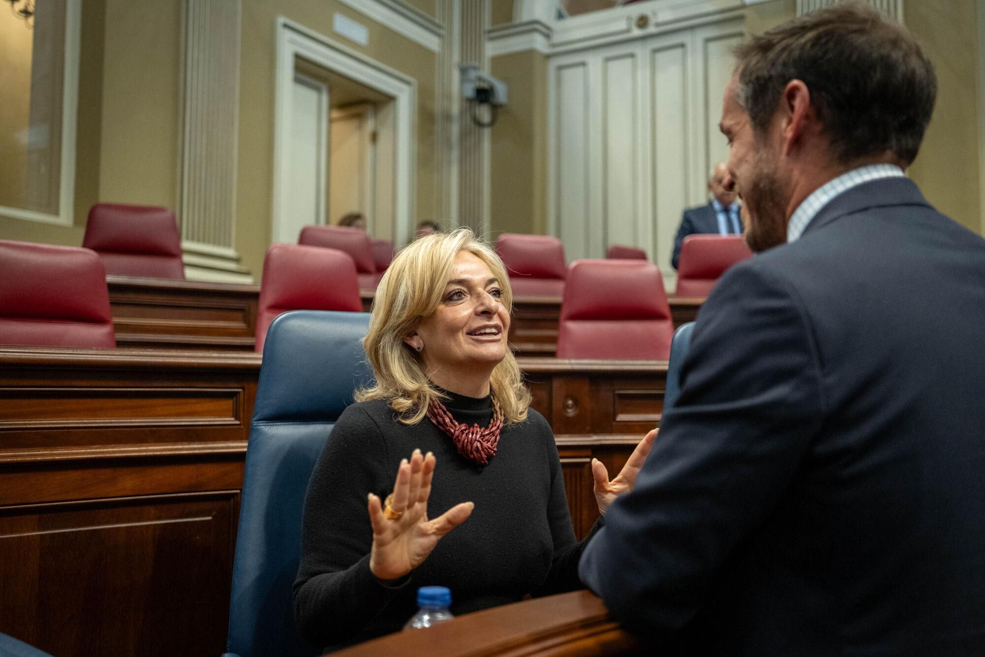 Pleno del Parlamento de Canarias.
