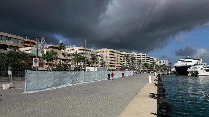 La APB valla la zona del puerto de Ibiza que proyecta reformar