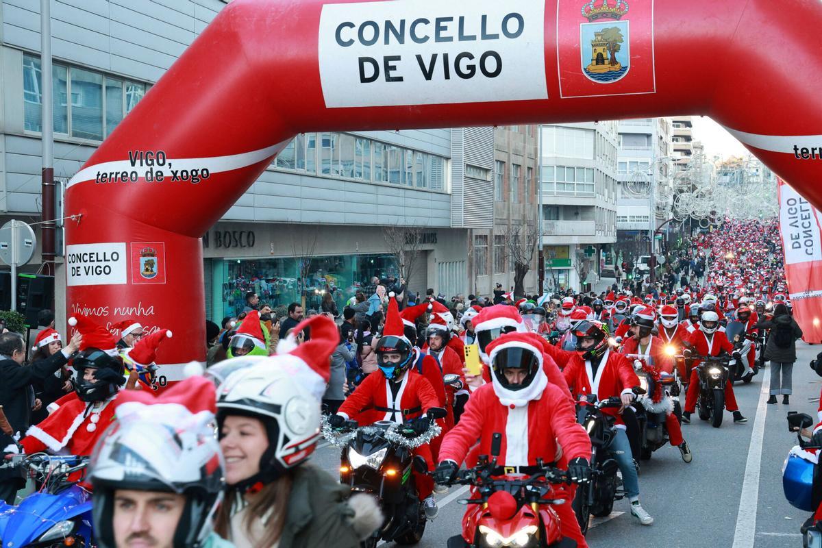 Miles de papanoeles invaden Vigo