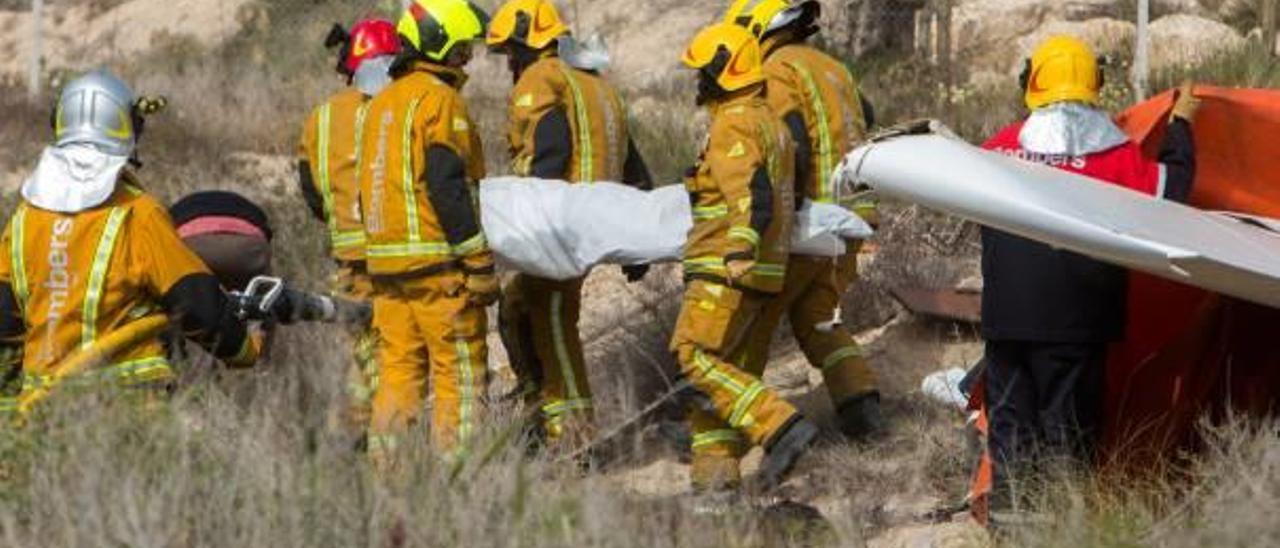 El pasado domingo dos hombres fallecieron al estrellarse su avioneta.