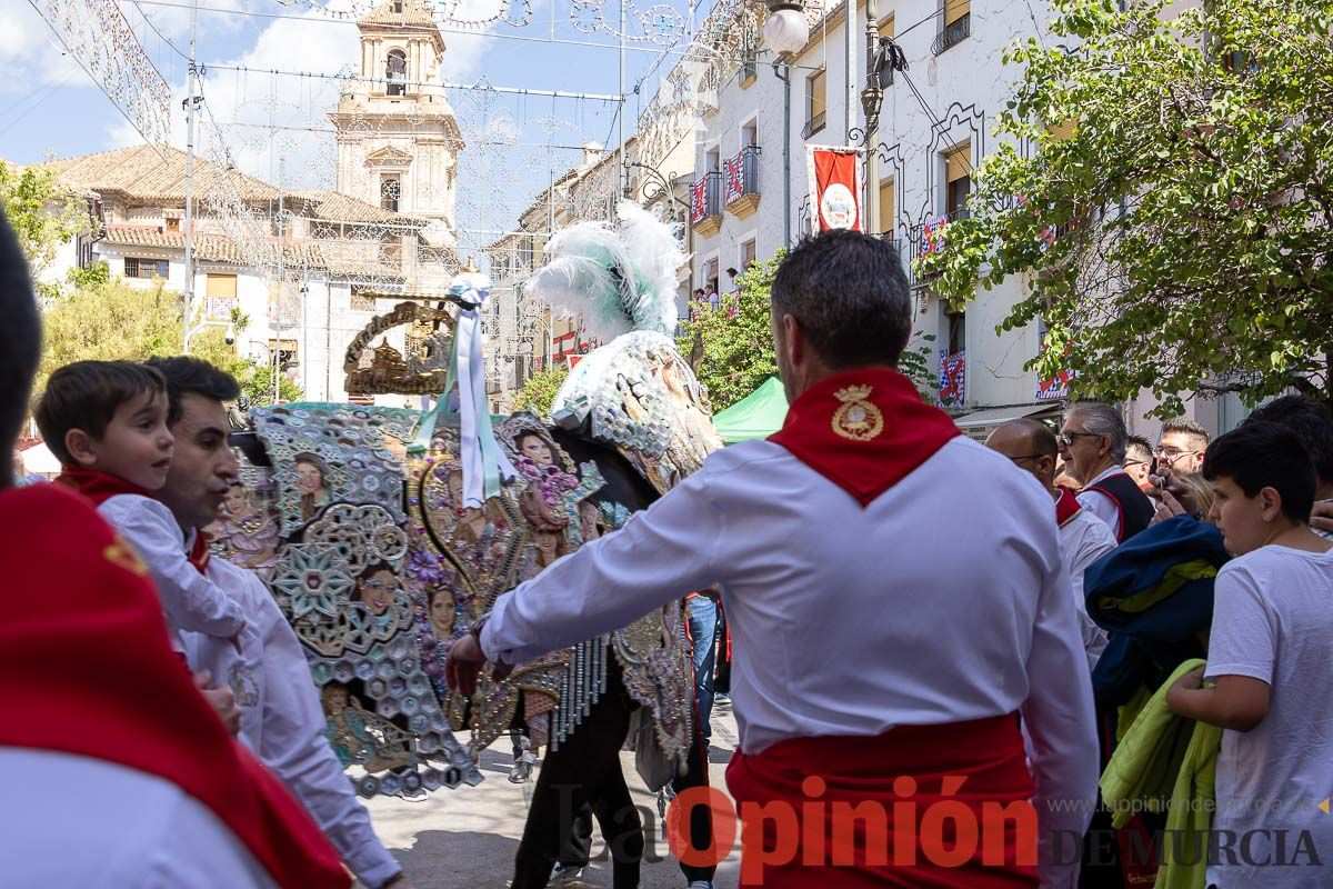 Recorrido Caballos del Vino día dos de mayo en Caravaca