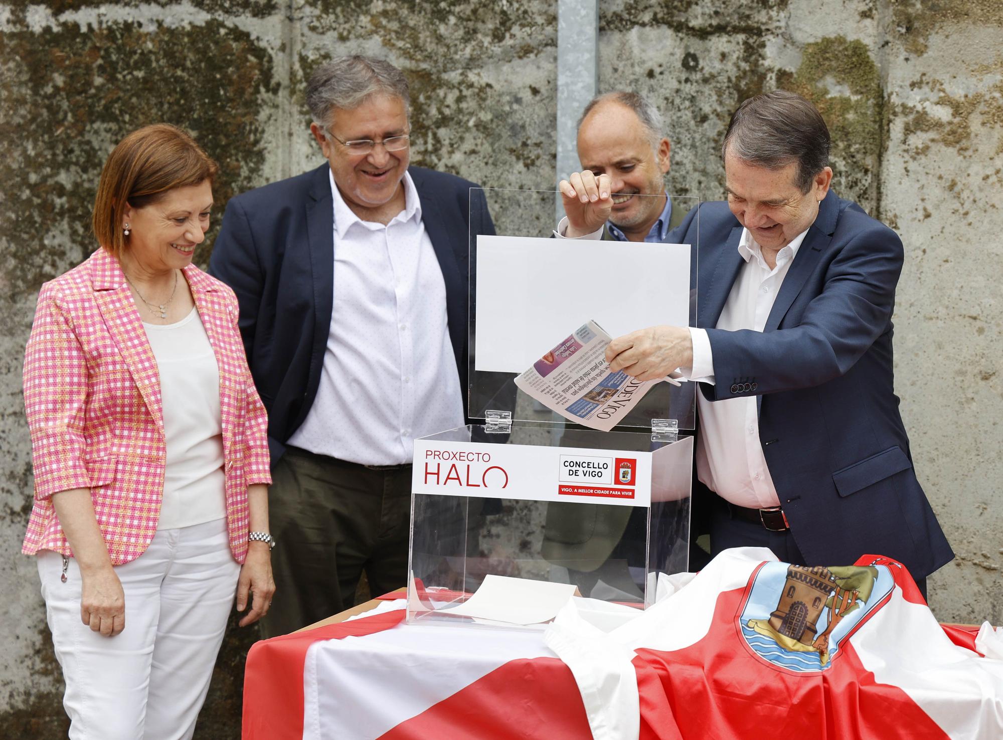 El ascensor HALO entre García Barbón y Vialia ya tiene su primera piedra