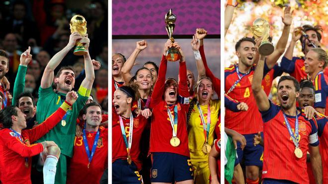 El Siglo de Oro del fútbol español: tres Mundiales, tres Eurocopas, 15 Champions y seis Balones de Oro