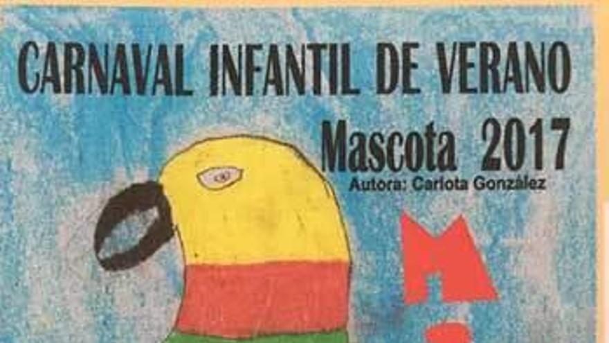 Cartel del Antroxu infantil, elaborado por Carlota González.