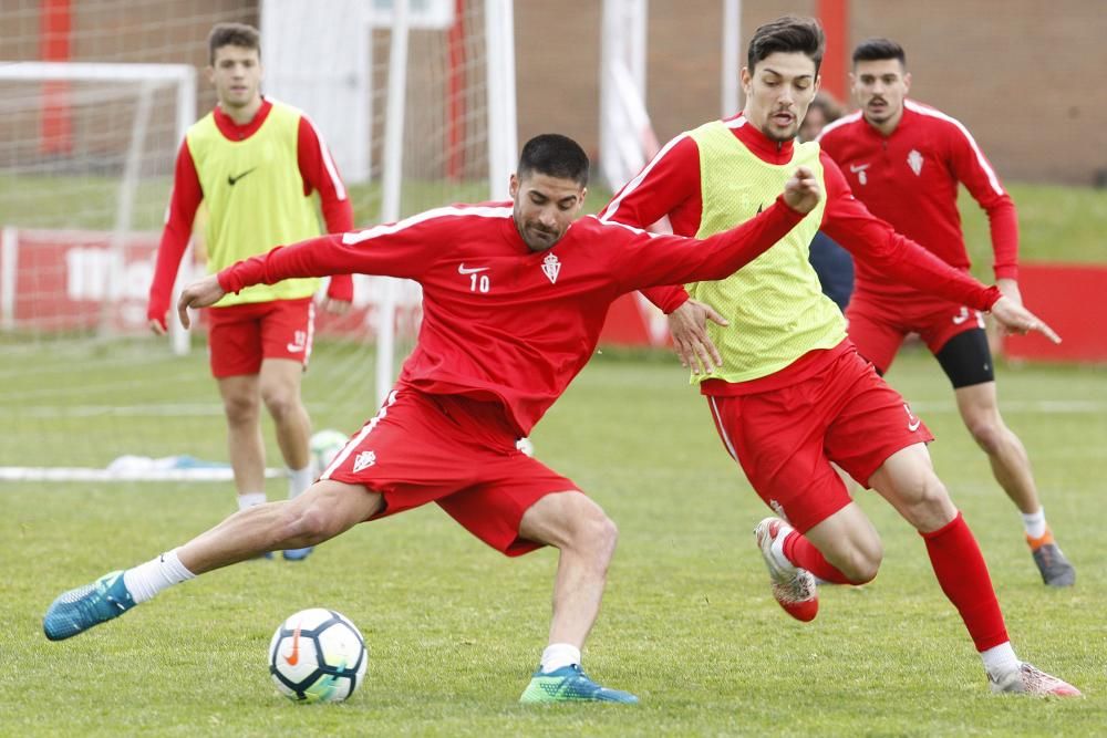 Entrenamiento del Sporting