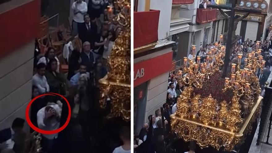 Vídeo | Incidente de la calle Sierpes con la Hermandad de San Benito