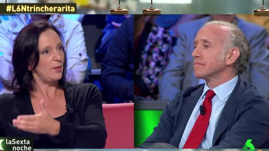 Carolina Bescansa y Eduardo Inda.