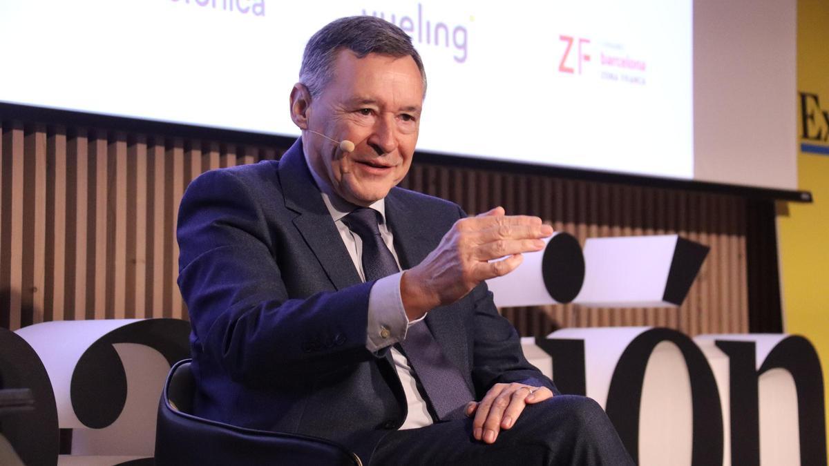 El manresà Àngel Simón, quan era delegat de Criteria Caixa,