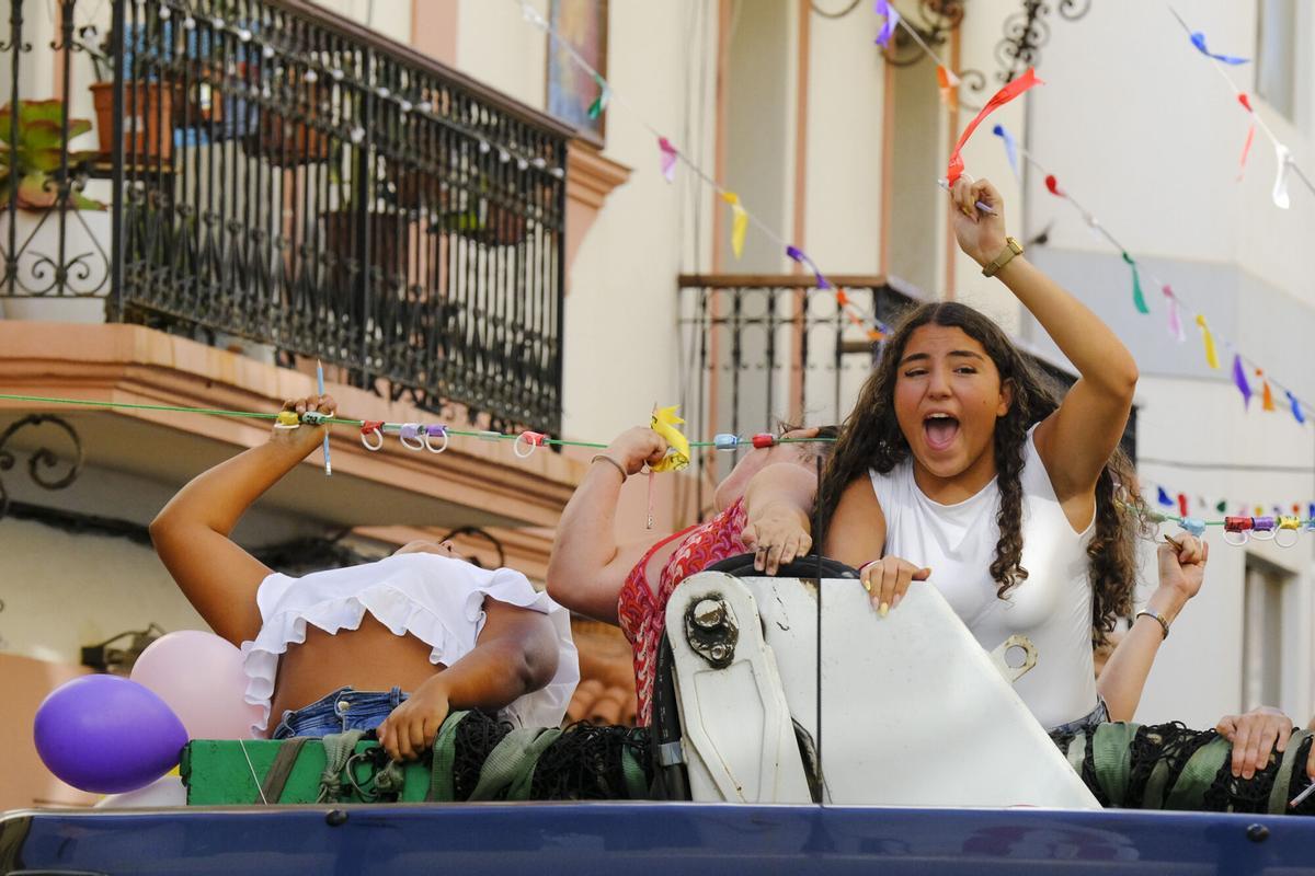 Día principal de las Fiestas de la Virgen de Guía. Batalla de flores