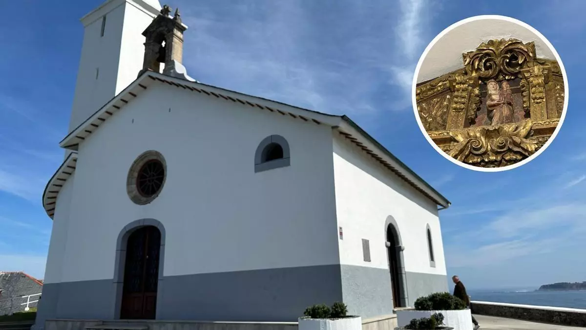 El Nazareno ya descansa en el lugar de culto del promontorio de Luarca: ¿Es la capilla de La Atalaya o de la Virgen de la Blanca?