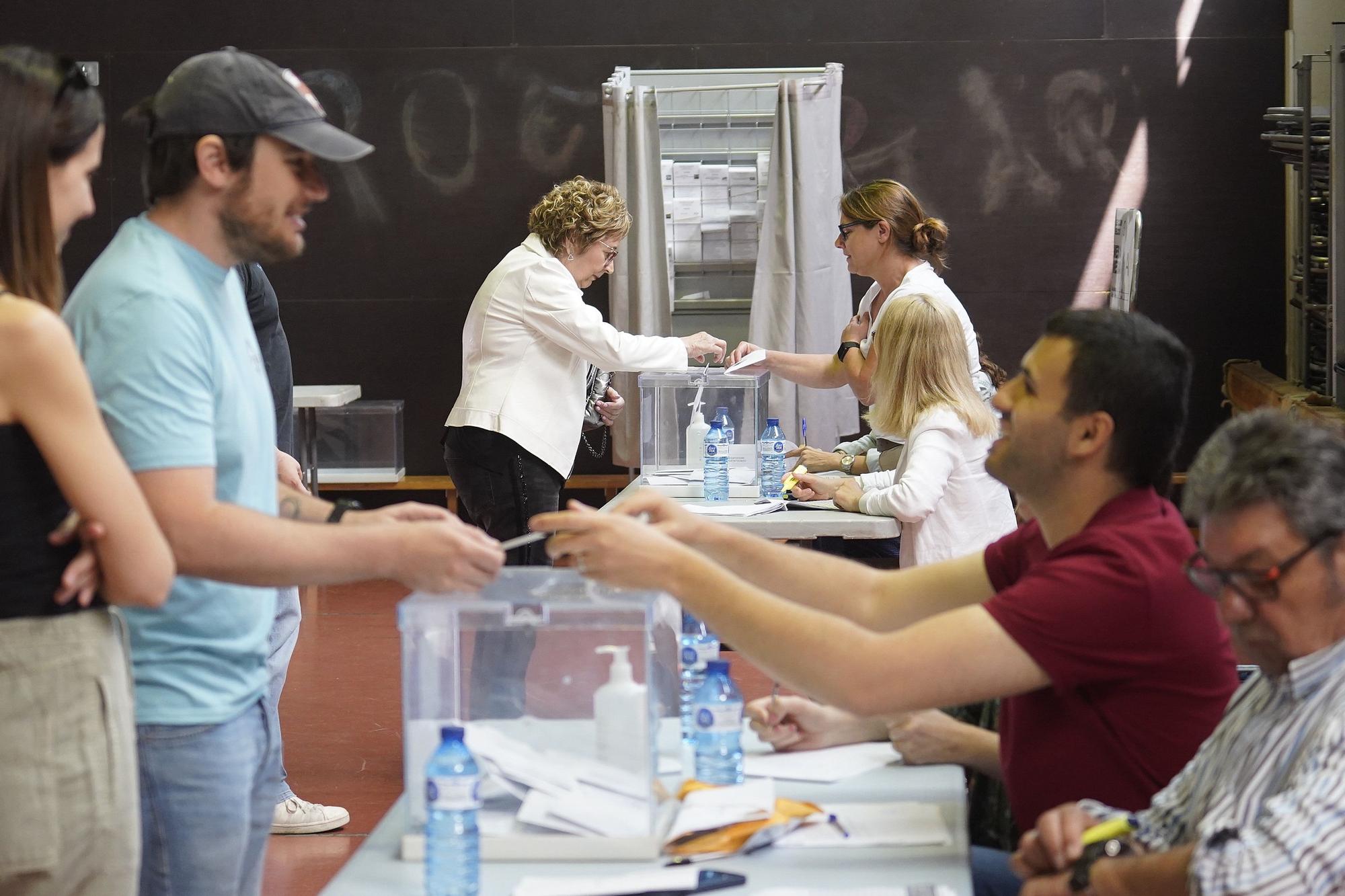 Jornada d'eleccions municipals a Girona