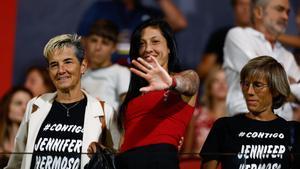 Jennifer Hermoso, durante la final de la Women’s Cup, su reaparición pública tras la final del Mundial.