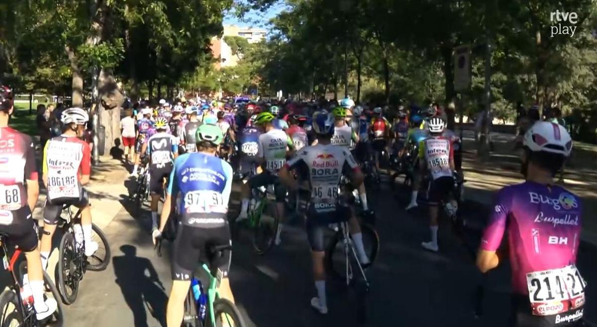 La Vuelta, parada por las protestas