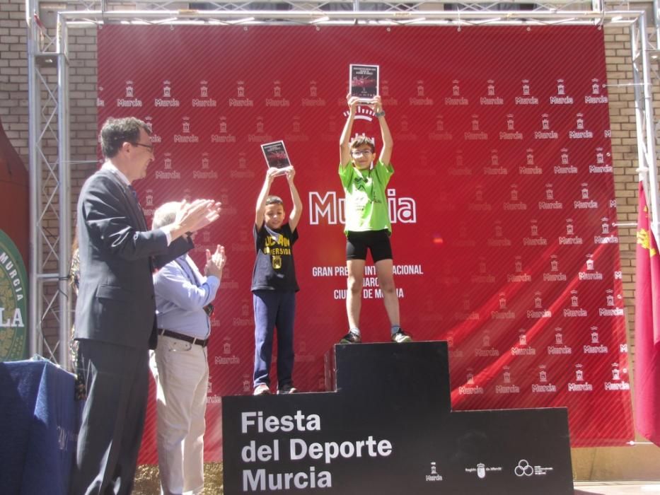 Entrega de premios en el Gran Premio de Marcha Ciudad de Murcia