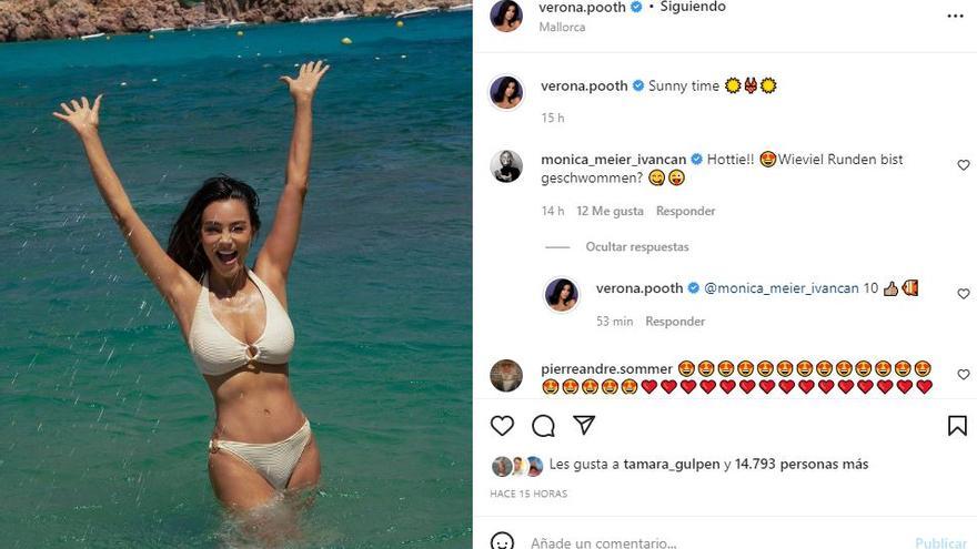 Verona Pooth beim Anbaden auf Mallorca?