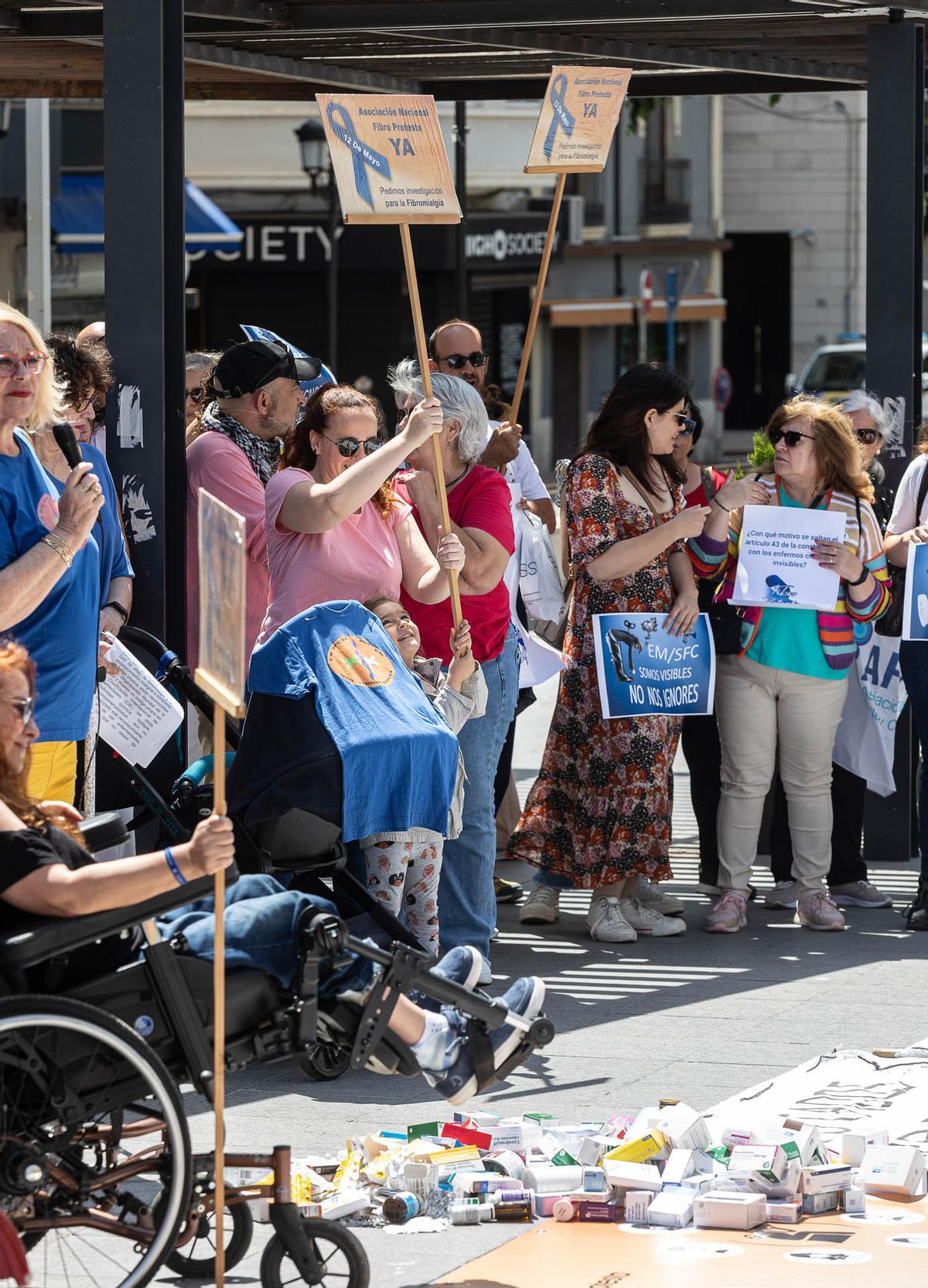 Marcha en Alicante por la visibilidad de enfermos de síndrome químico o covid persistente