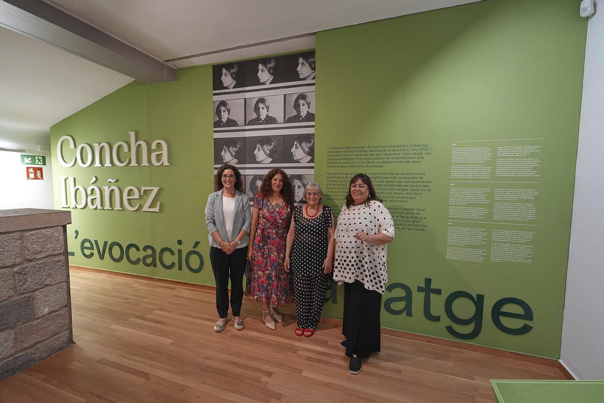 Les imatges de l’exposició dedicada a Concha Ibáñez al Museu d'Art