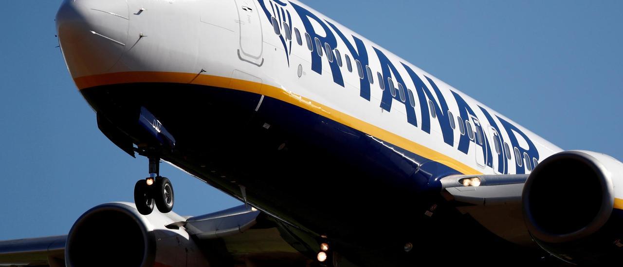 Un avión de Ryanair.