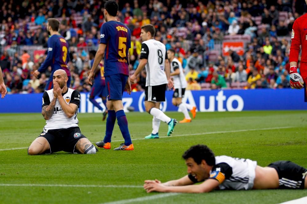 Las notas exprés del Valencia frente al Barça