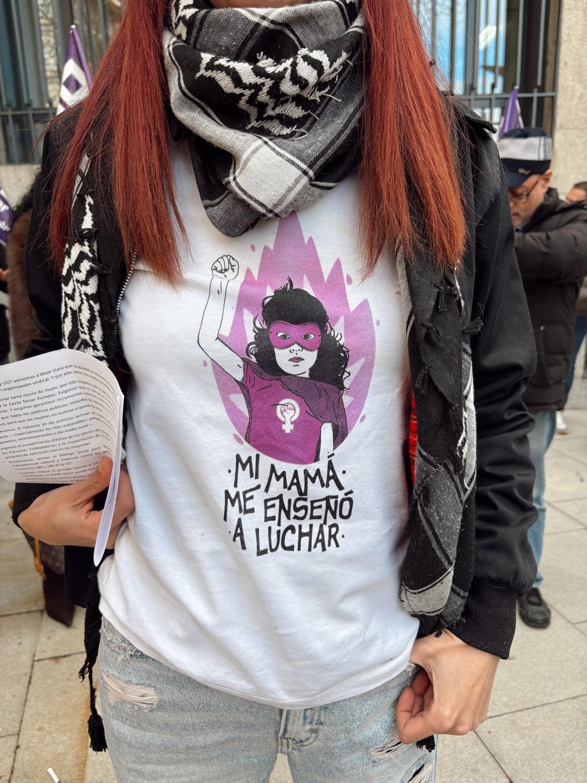 Ariana Huerga, secretaria de igualdad y de juventud de Comisiones Obreras.