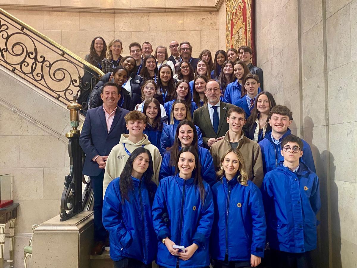 Un momento de la recepción.